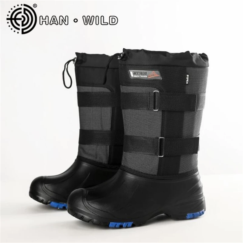 Демисезонный Для мужчин рыбацкие сапоги Нескользящие Сталь ногтей Мужские