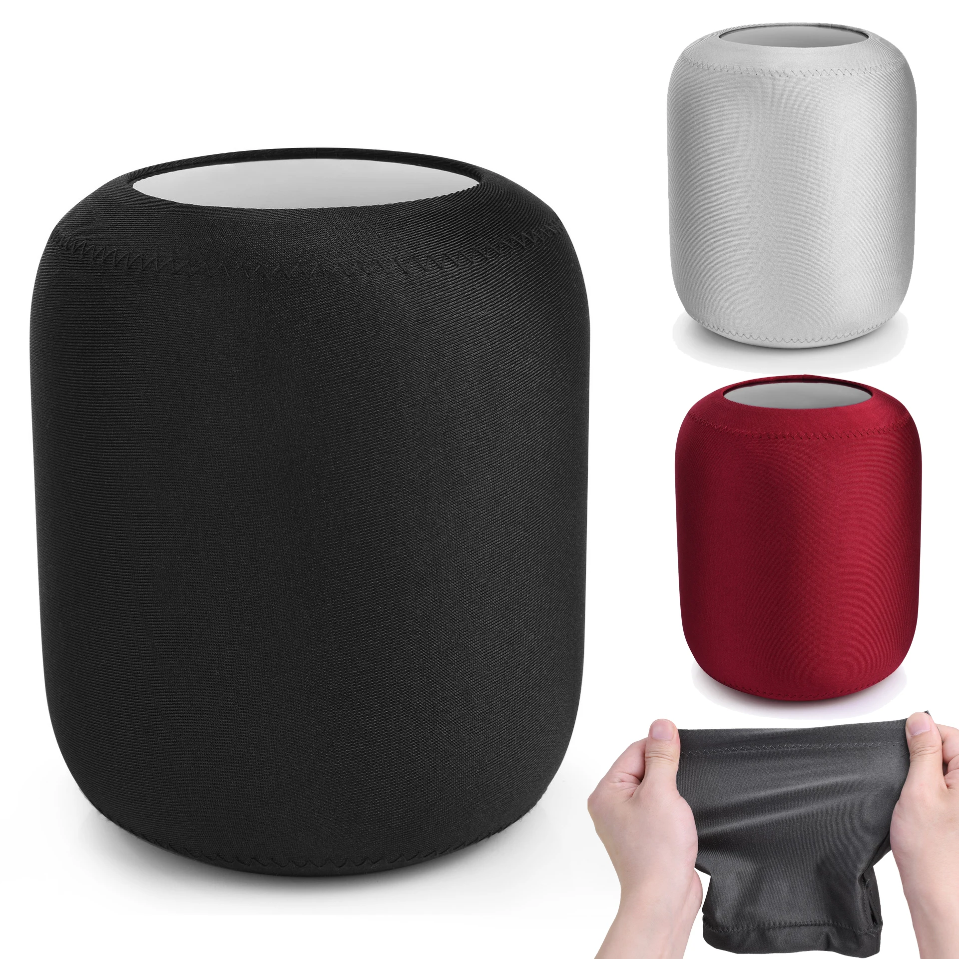 Неопреновый чехол для хранения эластичная ткань Защитный Apple HomePod Bluetooth