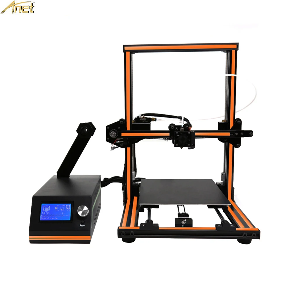 Anet E10 E12 3d принтер с 300*300*400 мм легко собрать большой размер Reprap Prusa i3 Impressora 3d принтер 10MPLA новое поступление