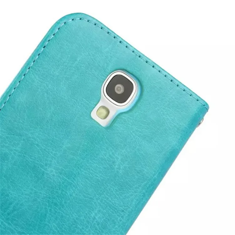 Retro Style Crazy Horse Texture Leather Flip Case Wallet Smart Stand Cover For Samsung Galaxy S4 S IV i9500 Ultra Phone Bags |