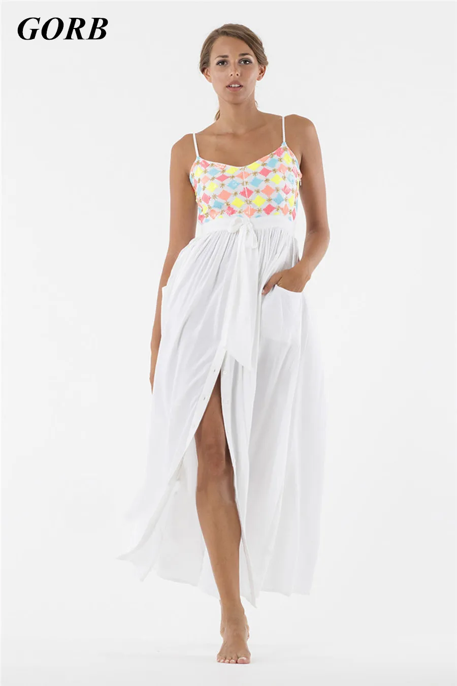 GORB/2017 летнее новейшее Горячее предложение высококачественное белое Брендовое