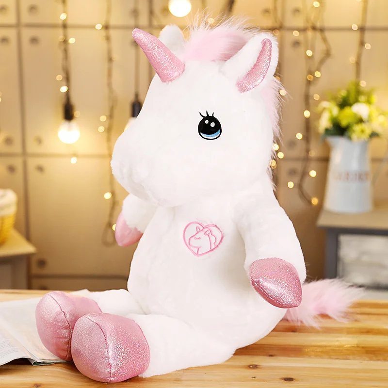 

New Large Soft Unicorn Animal Plush Toy Stuffed Toy Girl Gift Children's Toy Sofa Pillow Cushion Home Decoration