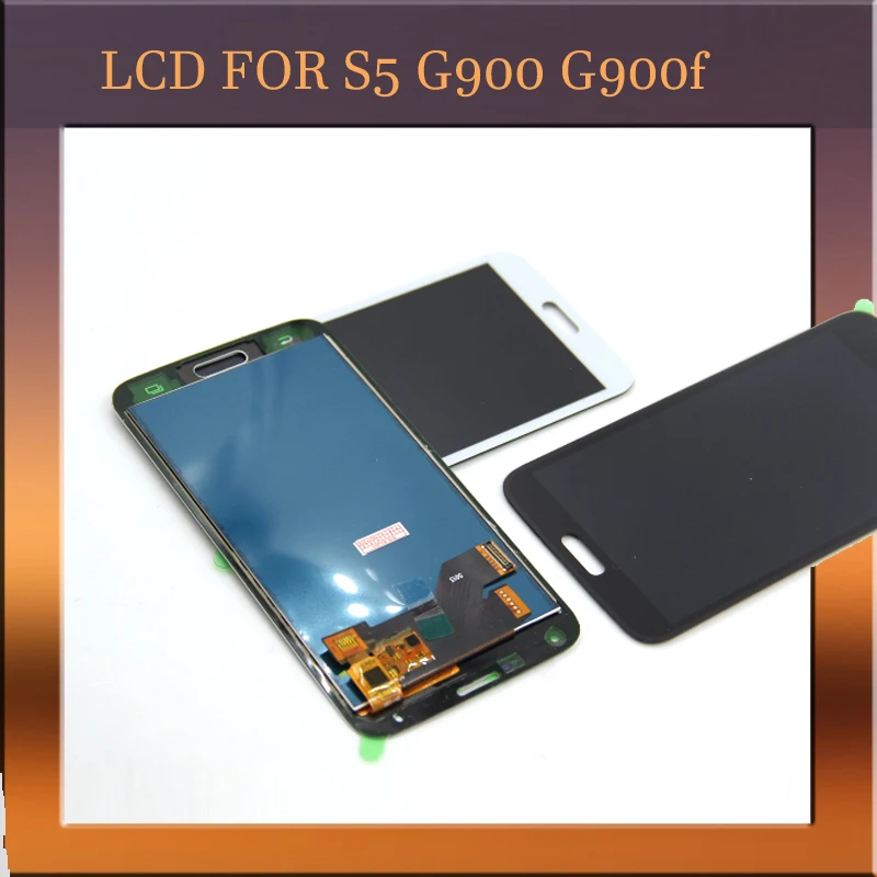 Для Samsung S5 G900 G900F экран дисплея для Galaxy SM ЖК дисплей сенсорный с дигитайзером в
