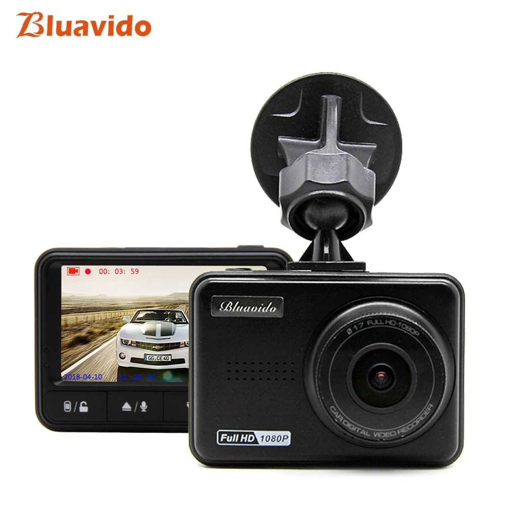 Bluavido Full HD 1080P Автомобильный видеорегистратор IMX323 WDR с функцией ночного видения