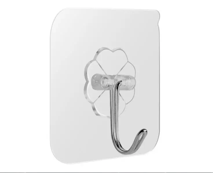 10 шт./лот прозрачные прочные самоклеящиеся дверные настенные вешалки Держатель