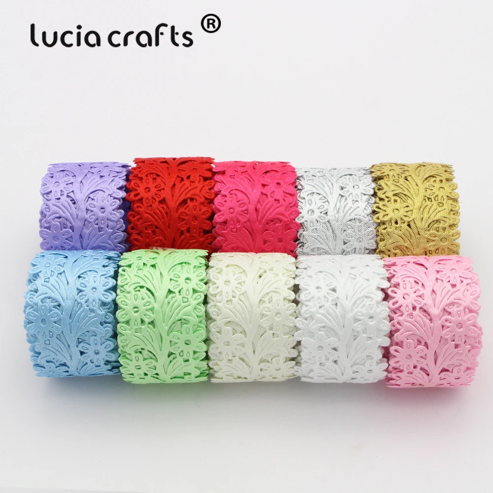 Lucia Crafts 2/12y/партия Цветочная фотография и домашний декор P0603|lace trim|craft laceribbon sewing |