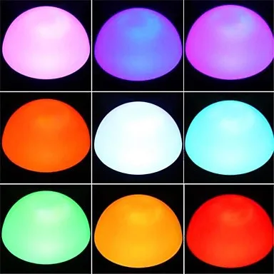 Высокое качество 4 шт E26/E27 3 W LED 180 LM RGB с дистанционным управлением Круглые лампы AC