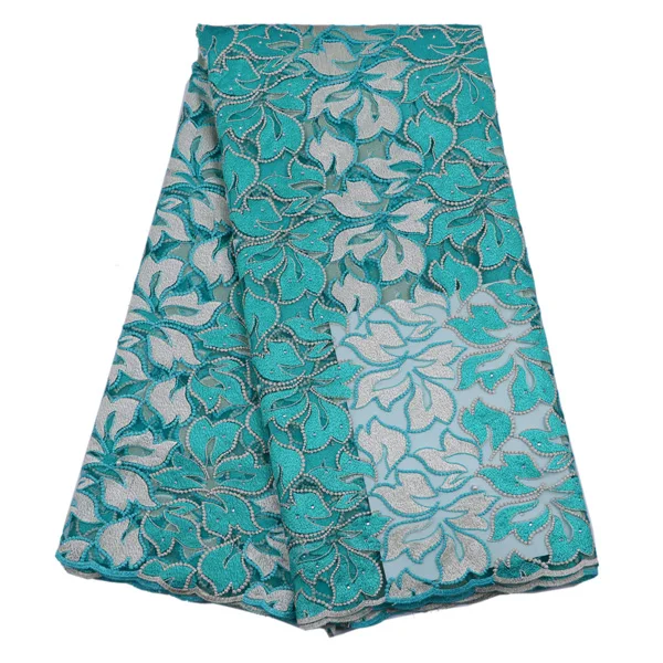 Бесплатная Доставка! оптовая цена Африканский шнурок ткани для шитья