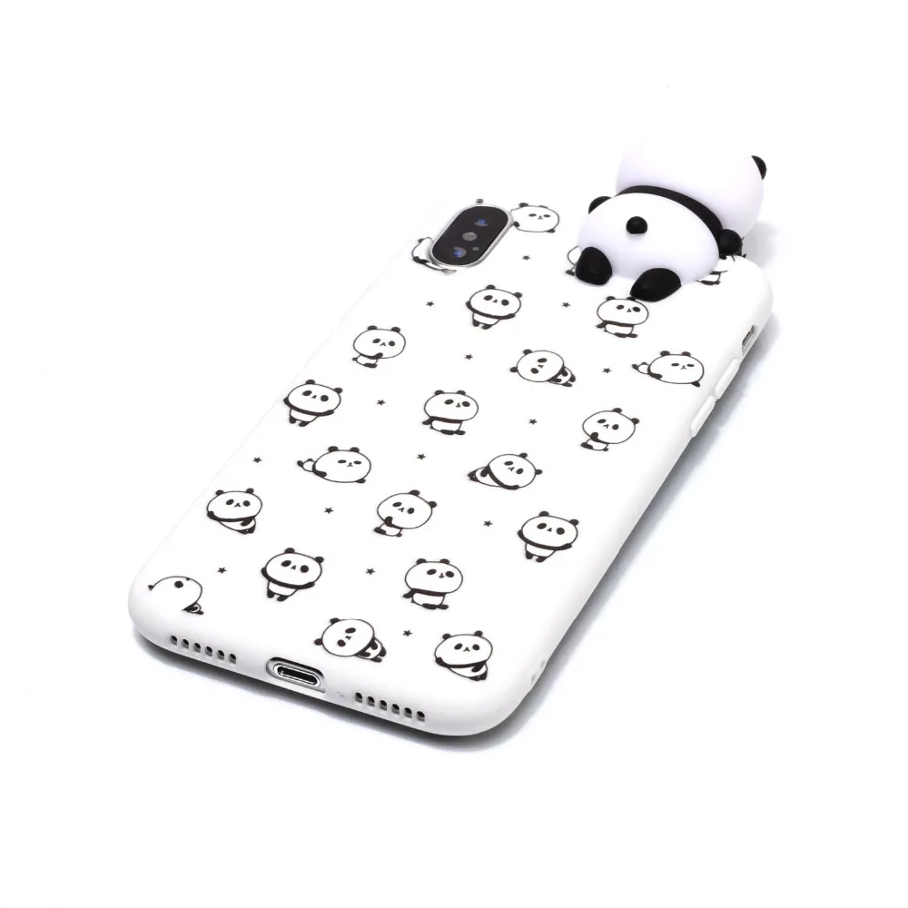 Милый Стильный чехол для iPhone X XS Max XR мягкий TPU телефон 7 8 6 6s Plus 5s Coque Funda