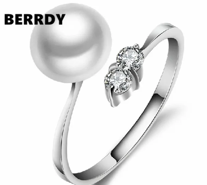 Регулируемое кольцо с натуральным жемчугом 4 цвета|ring card|ring ring ringtonering citrine |