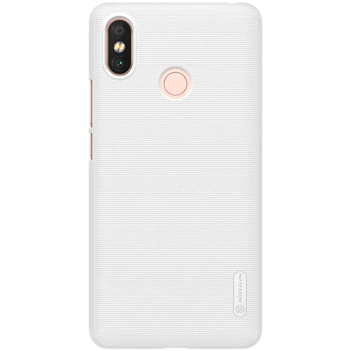 Белый Xiaomi mi Max 3 чехол NILLKIN супер матовый защитный чехол для телефона s для Xiao mi Max 3 Жесткий ПК задняя крышка Капа с подарком - Цвет: Белый