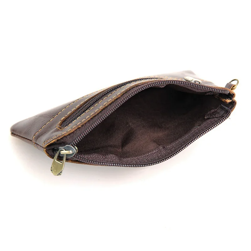 BETMEN Vintage Genuine Leather Men Coin Purse Small Cowhide Pocket Wallet Designer Brand | Purses