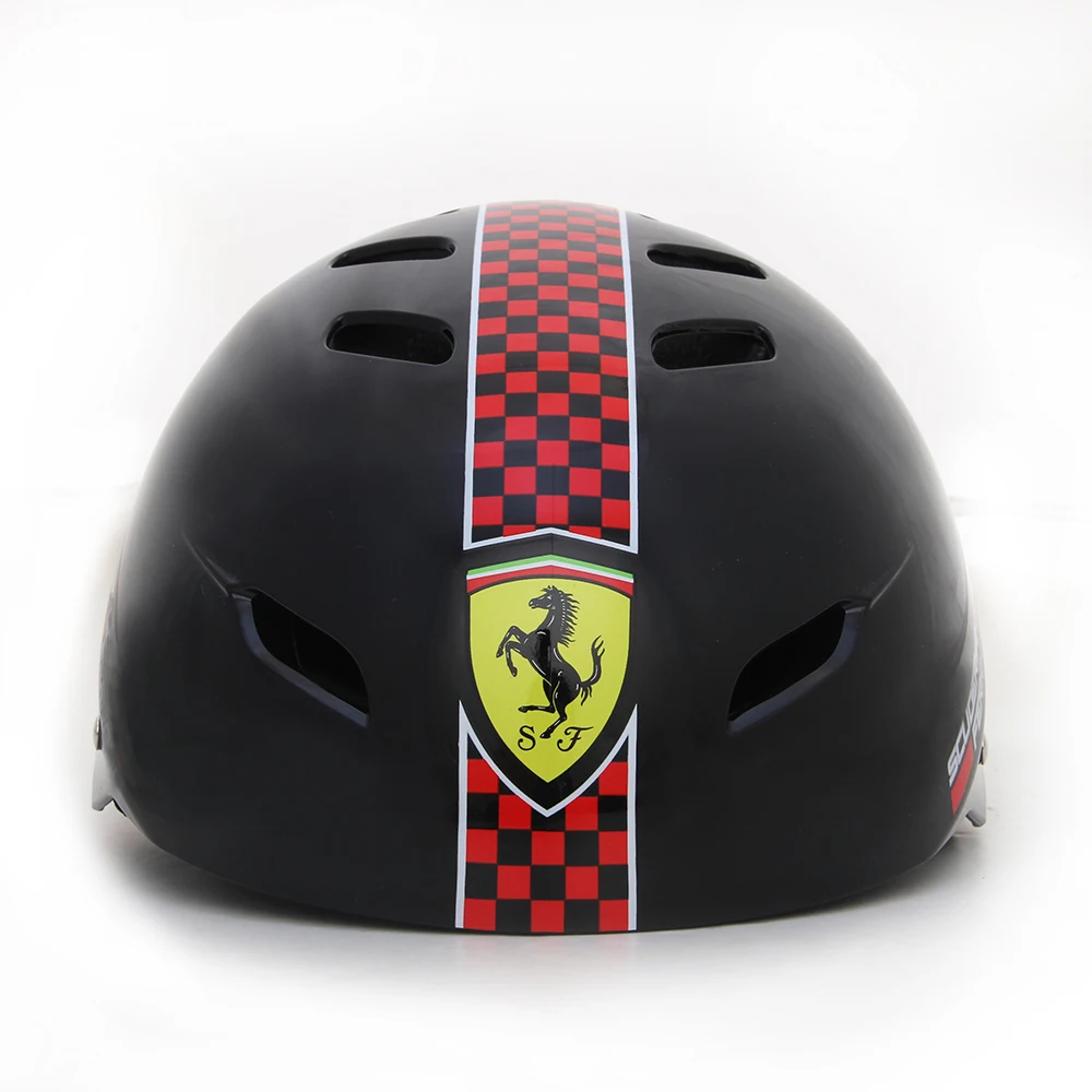 Ferrari Сверхлегкий детский спортивный шлем, детская защита головы, открытый велосипедный шлем для подростков, для мальчиков и девочек