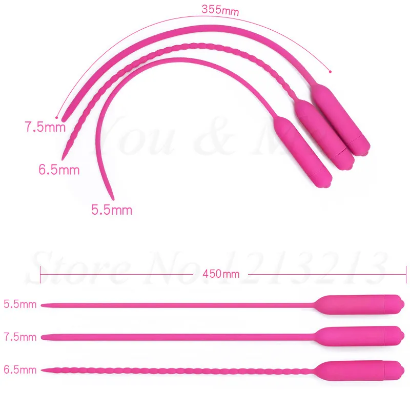 8 Size Vibrating Penis Plug Urethral Dilators Male Masturbator Vibrator Sex Toys For Men Silicone Sounds Catheters | Красота и