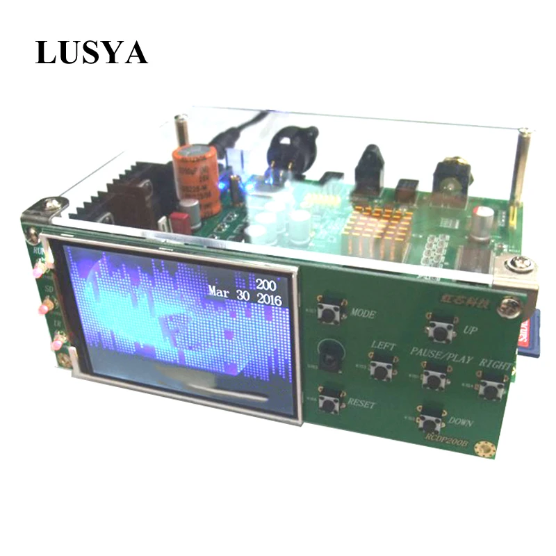 Lusya FPGA Hifi без потерь цифровой проигрыватель ape flac WAV 192 K 32bit Поддержка 256G