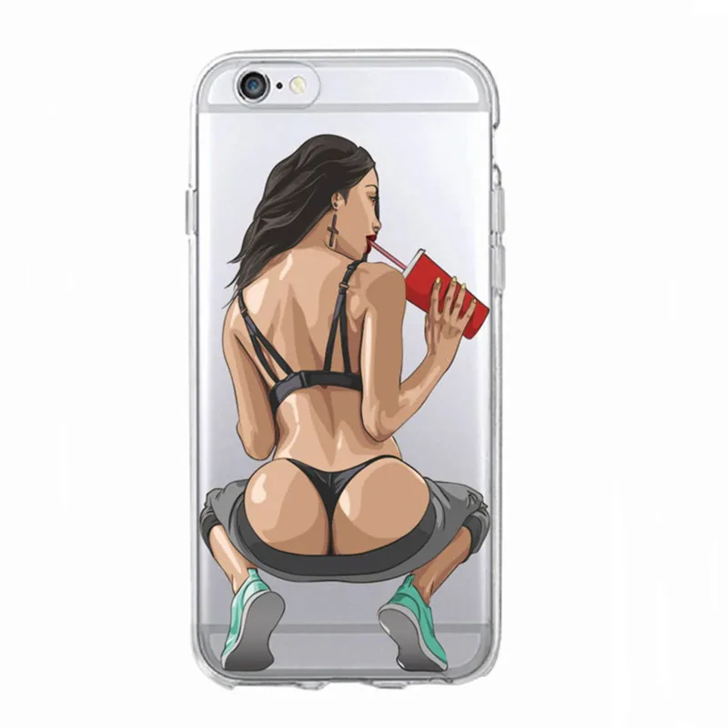 Горячая Девушка Лето twerk это SWAG на мягкой Прозрачный чехол для телефона Coque Fundas