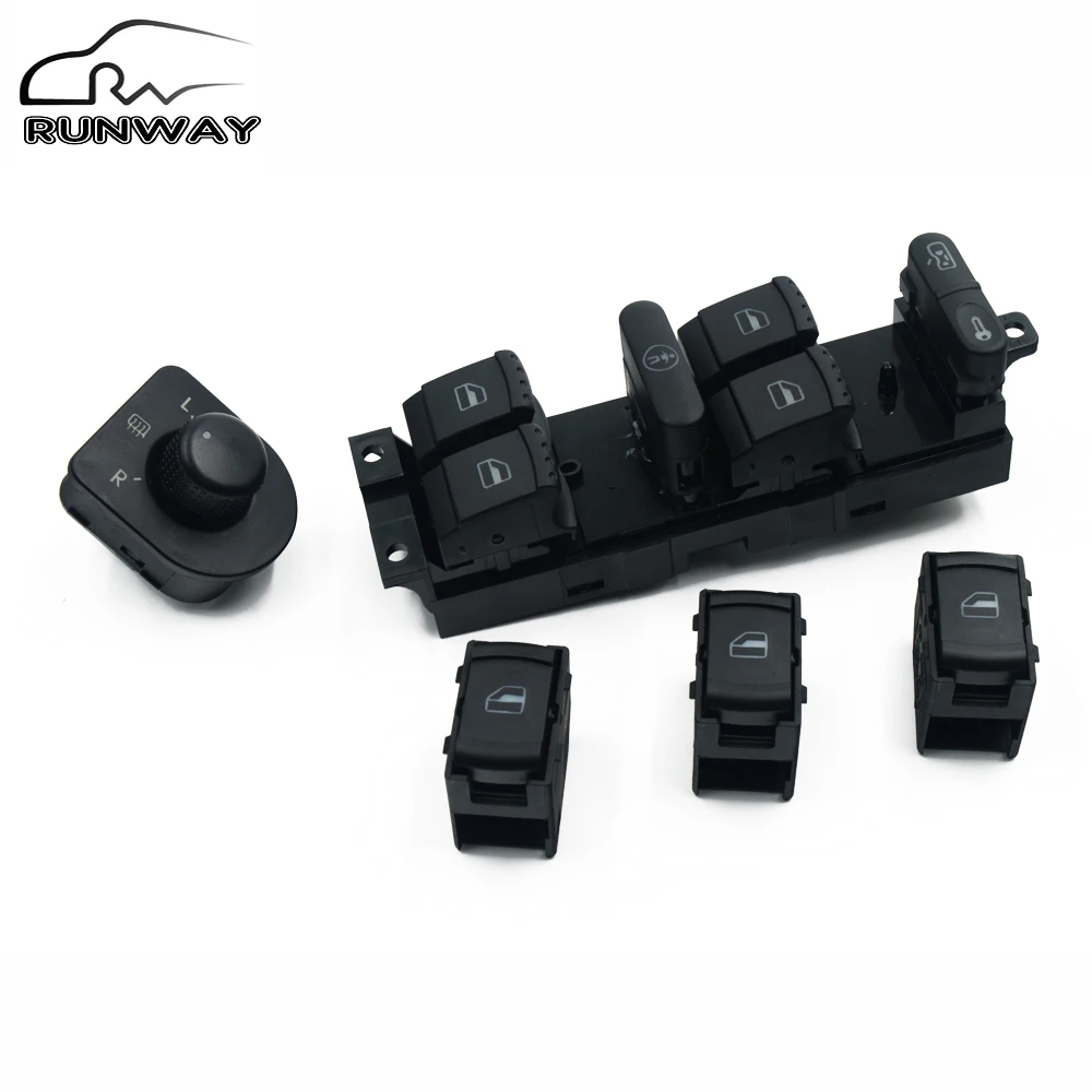 5 шт. для Volkswagen VW JETTA GOLF MK4 POLO BORA A4 Passat B5 BEETLE 1J4 959 857D 1J1 565F кнопка переключения