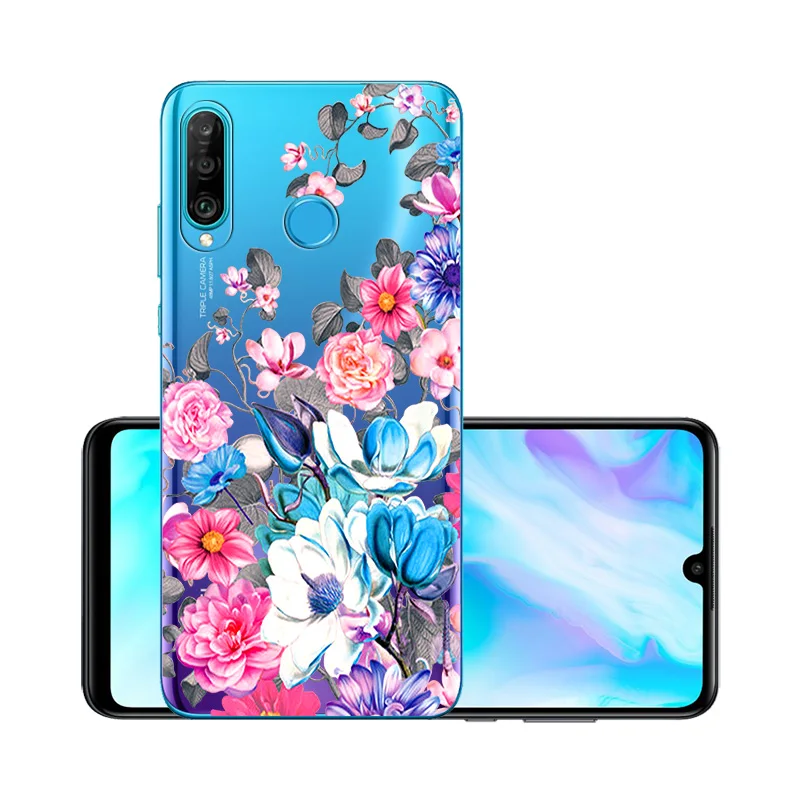 W042 Прозрачный чехол для huawei P30 Lite, чехол для huawei P30 Pro P10 P20 mate 10 20 30 Lite Pro P Smart Z Y7 Y9 чехол - Цвет: W042