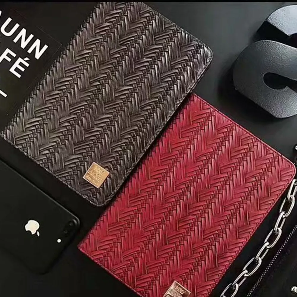 Чехол для iPad mini 1/2/3/4 роскошный переплетенный чехол планшета с откидной крышкой