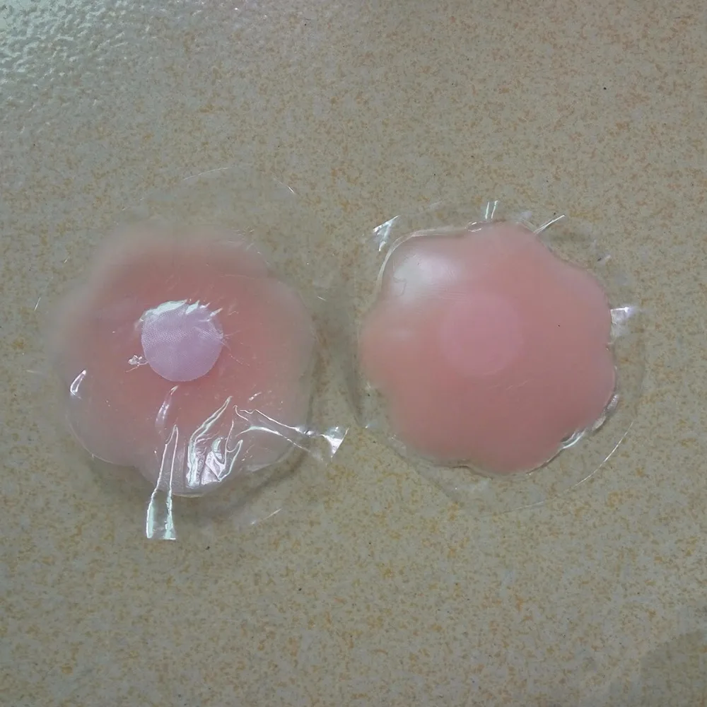 Многоразовая клейкая Силиконовая накладка на соски невидимая грудь лепестки