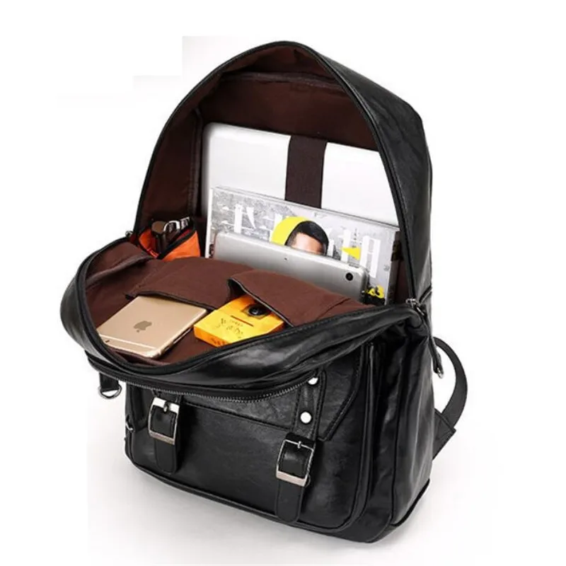 Мужской деловой рюкзак YOOFISH Модный водонепроницаемый дорожный из натуральной