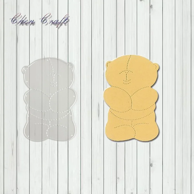 Металлические штампы Cute bear 3 форма для вырезания штамп скрапбукинга бумаги