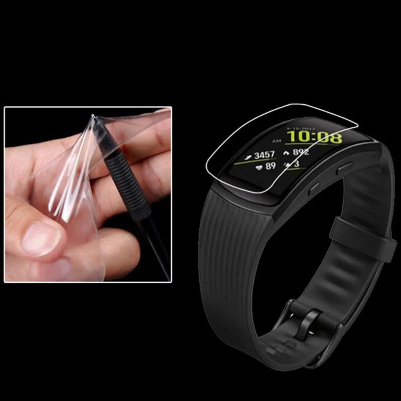2 шт Анти-шок Мягкий ТПУ Ультра HD прозрачная защитная пленка для Samsung Gear Fit Pro Fit2
