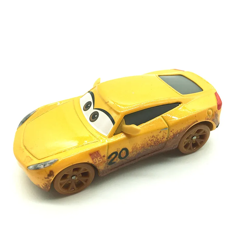 Новый Disney Pixar седан 3 игрушечный автомобиль Маккуин Джексон 1:55 литого металла