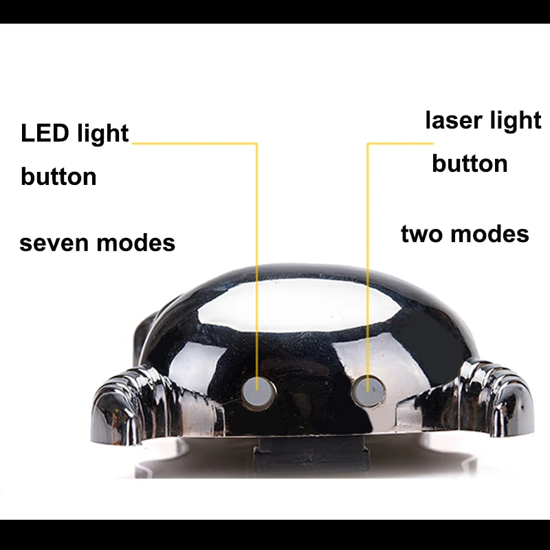 Hot Sale Bicycle Tail light Safety Warning Light 2 LED Seven Modes +2 Laser Two Night Mountain Bike Rear Lamp | Спорт и развлечения