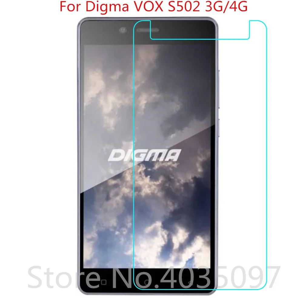 2.5D 9H закаленное стекло для Digma VOX S502 3G на телефон защитная пленка экрана
