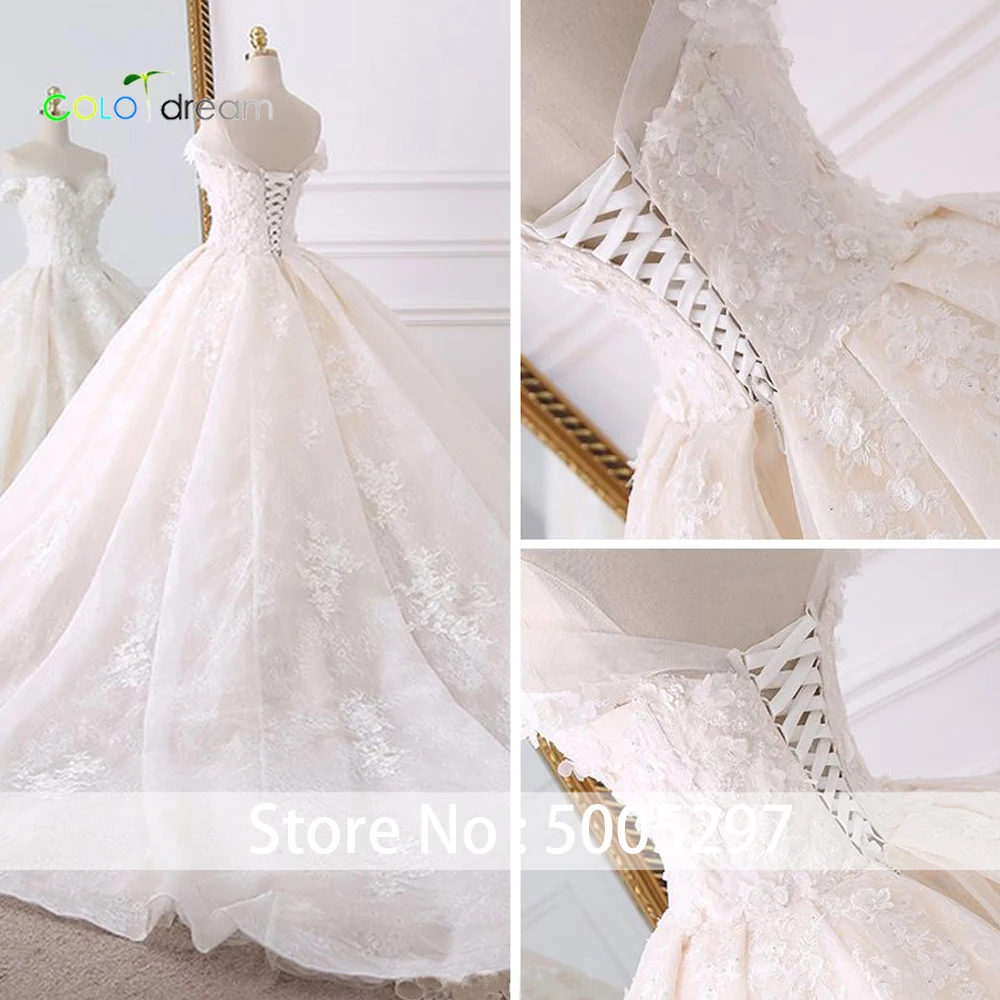 2019 свадебное платье для величественного бала Поезд vestido de novia совок | Свадьбы и