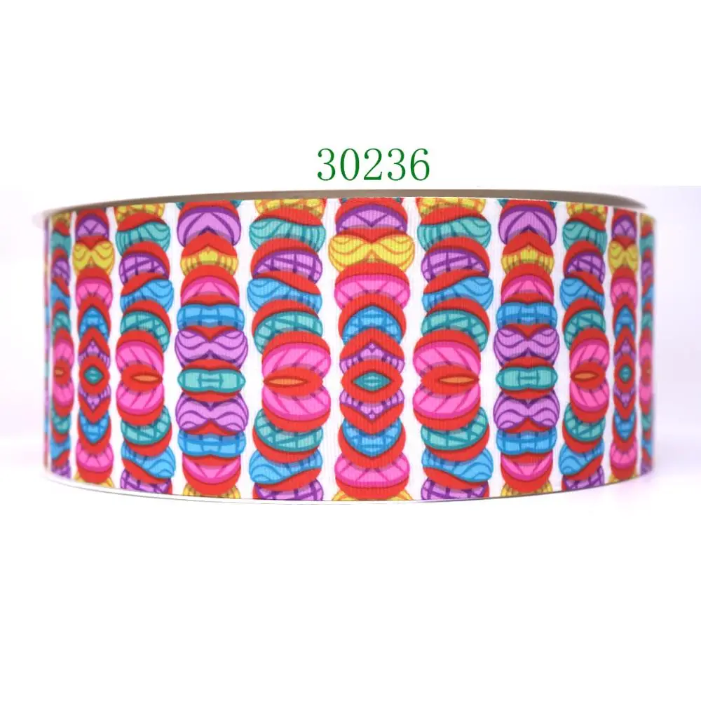50 ярдов Цветок напечатанный grosgrain ленты 29928