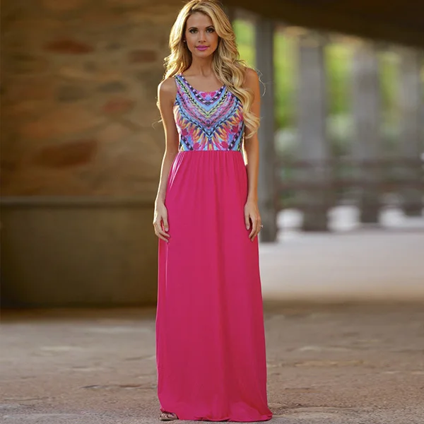 Фото New Arrival summer dress 2015 Neon Floor Length long maxi Dress Beach casual party Pleated plus size clothing Vintage bohemian Женская New Arrival summer dress 2015 Neon Floor Length long maxi Dress Beach casual party Pleated plus size clothing Vintage bohemian Женская
