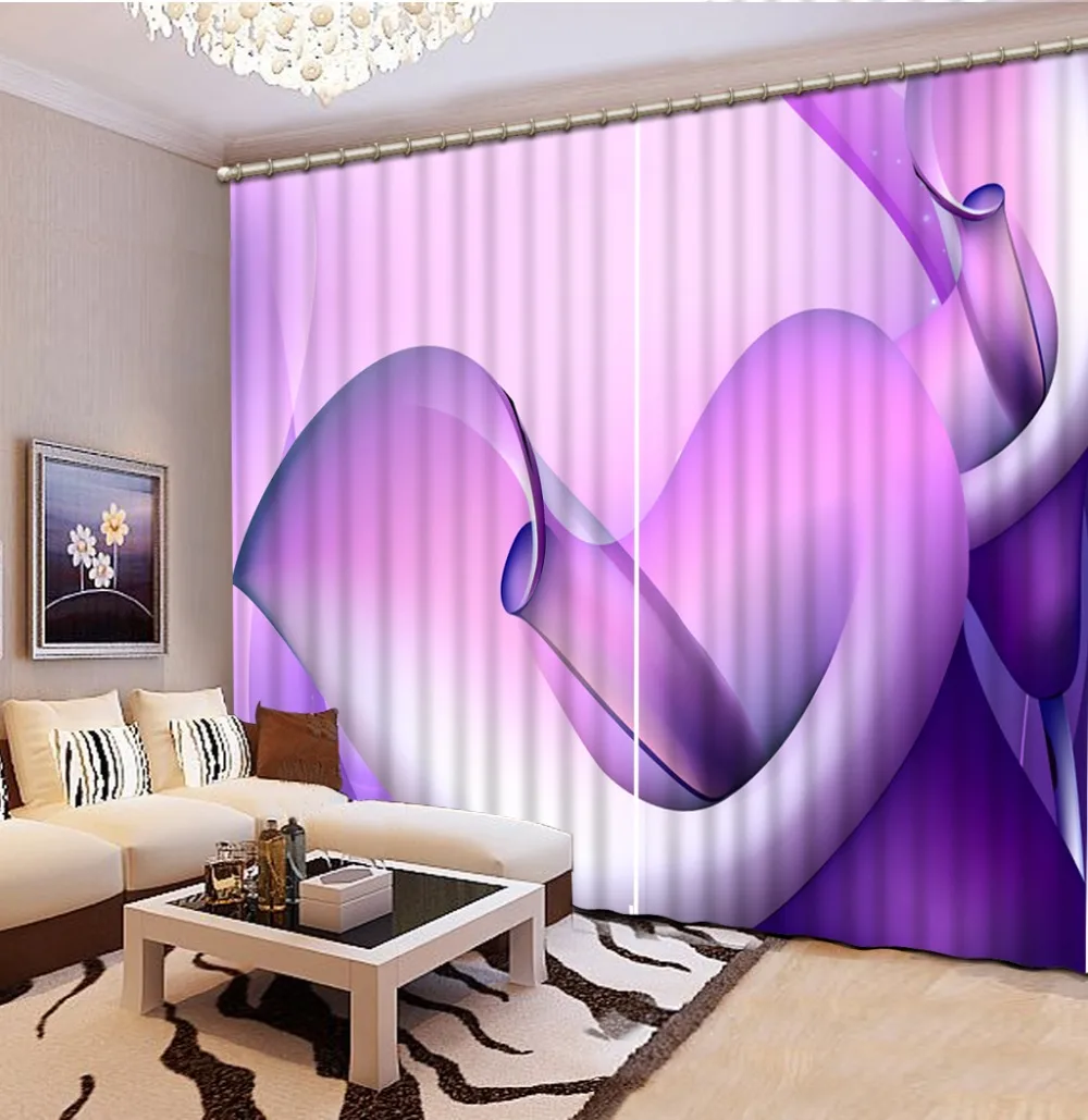 Цветок Занавески 3d занавески затемненные для гостиной Детская спальня ткань