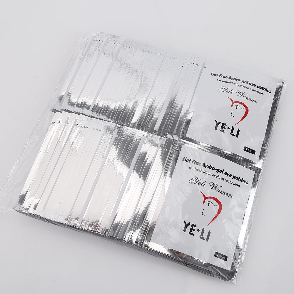 Yelix 100pcs Наращивание ресниц патчи под глаз колодки наращивание ресниц Бумага привитые глаз советы Стикеры обертывания инструменты для макияжа
