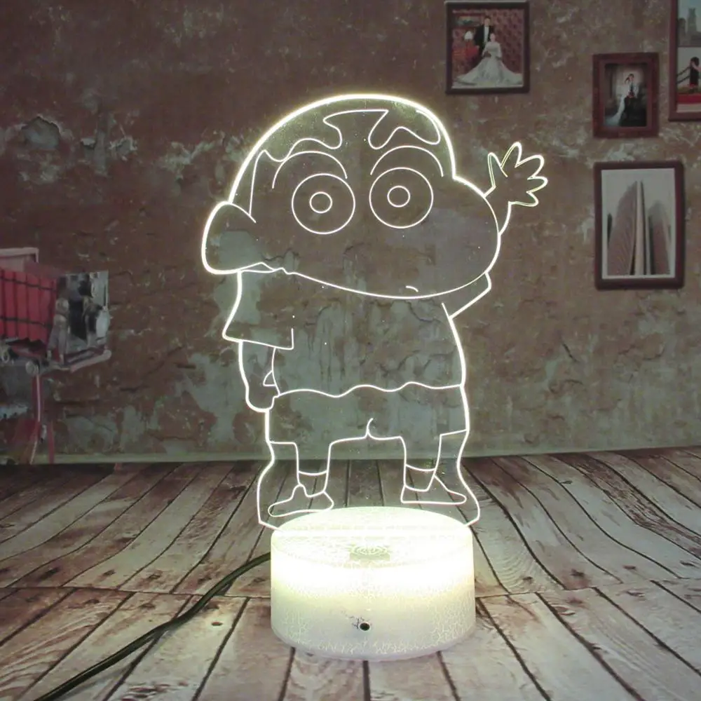 Мультяшный ночной Светильник Shin Chan светодиодный светильник для детей подарок