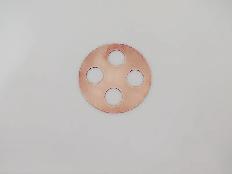 "(OD77mm) красная медная пластина для пузырьковых крышек. Высокое качество и санитарный