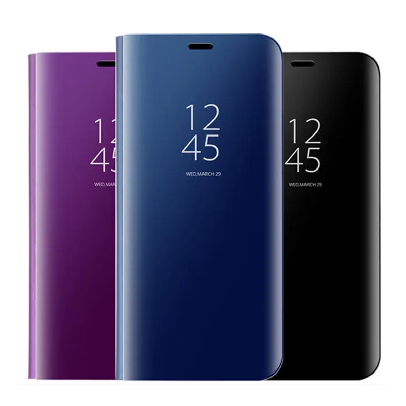 Роскошный зеркальный флип чехол для Huawei p20 pro Capa p Smart Plus с подставкой защита Nova 3e P20