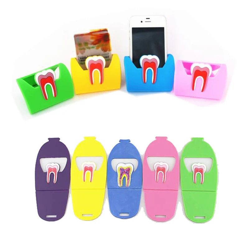 1 pc Storage Stand for Dental Clinic Cute Name Card Holders Dental Rubber Teeth-Shape Molar Shaped Phone Display Dentist Gift dental clinic decoration dentist gift resin crafts toys dental artware teeth handicraft furnishing articles creative sculpture
