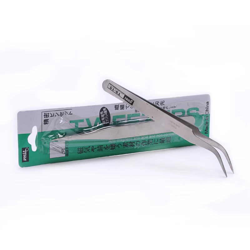 1 шт. акриловый гель для ногтей Стразы пайетки щипчики сгибания инструмент пинцет