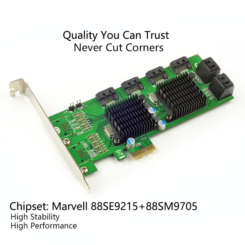 PCI e до 8 портов SATA 3 0 карты расширения III Marvell двойные чипы|port sata|8 ports satasata iii |