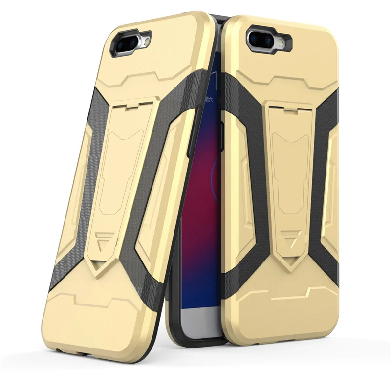 Pushingbest для Oppo R11 чехол противоударный антидетонационных Kickstand Броня Жесткий