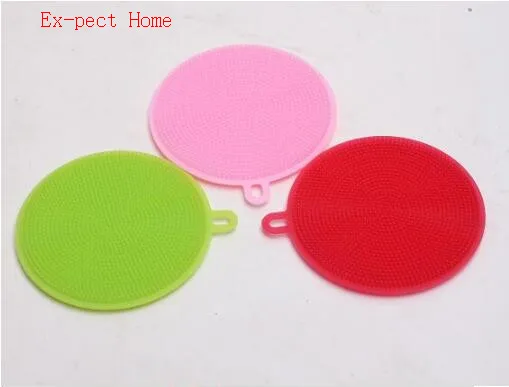 200 шт. силиконовые чистящие щётки для посуды|Чистящие щетки| |