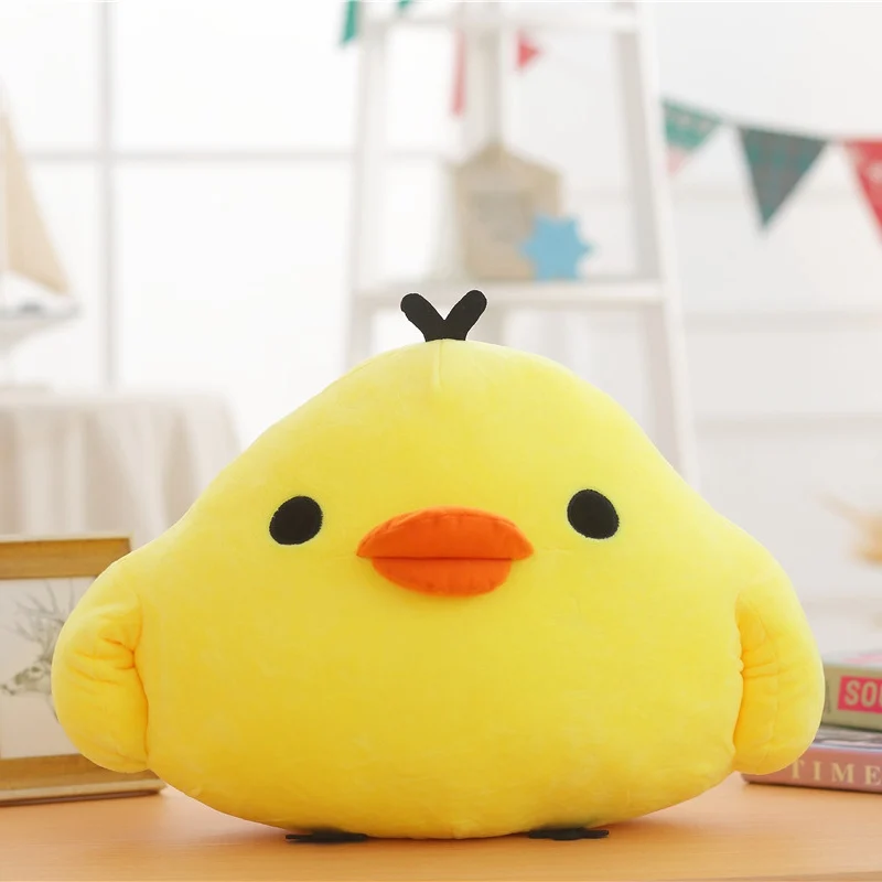 Супер мягкая Rilakkuma и плюшевая игрушка цыпленок милый мультяшный медведь чучела