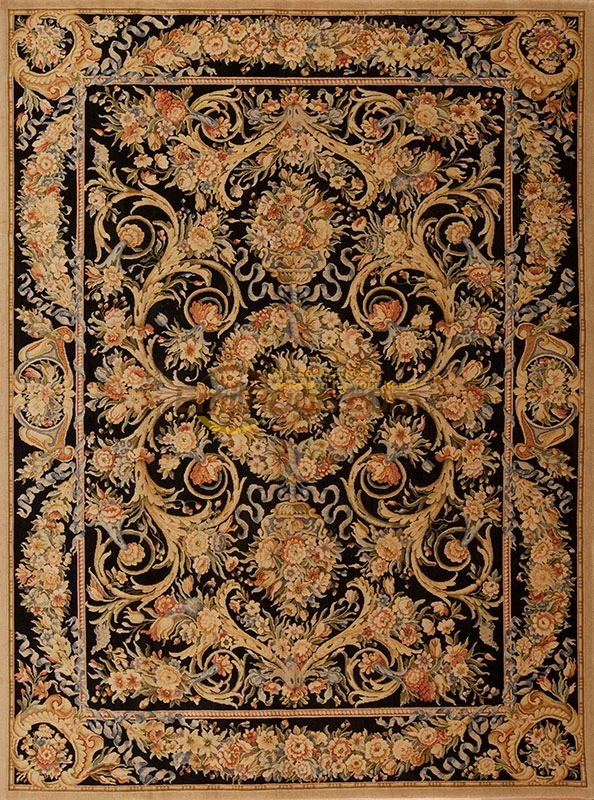 Koop Franse Savonnerie Stijl Handgeknoopt Wollen Tapijt Geweven Mandala Woondecoratie Tapijt Rechthoek Tapijt Prachtige Tapijt