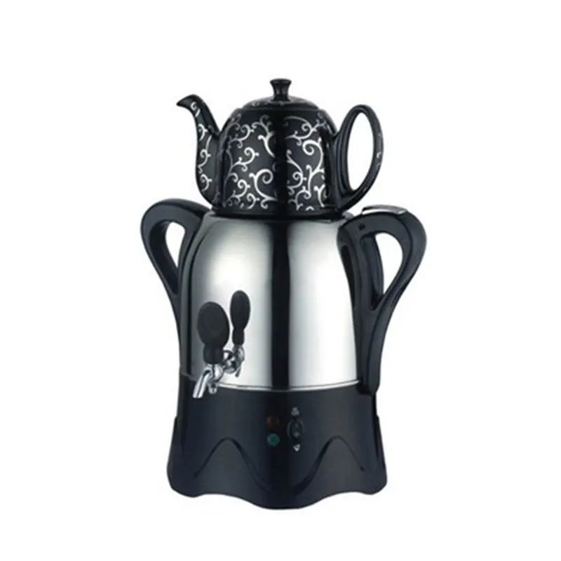 Электрическая бутылка для кипячения воды, турецкий двухслойный электрический чайник, вакуумная колба, черный чай, пивоварение, чай, фильтрация, кофейник