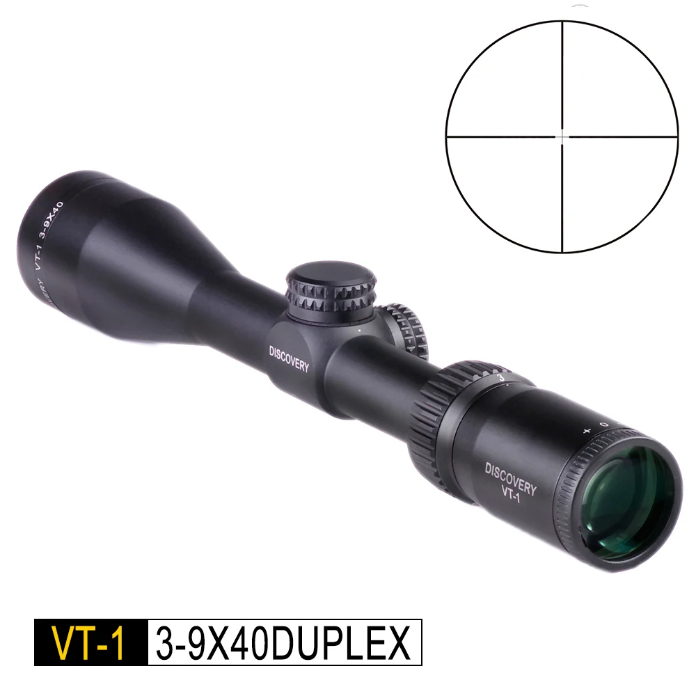DISCOVERY VT-1 3-9X40 Duplex Reticle Optics Riflescope for outdoor Hunting | Спорт и развлечения