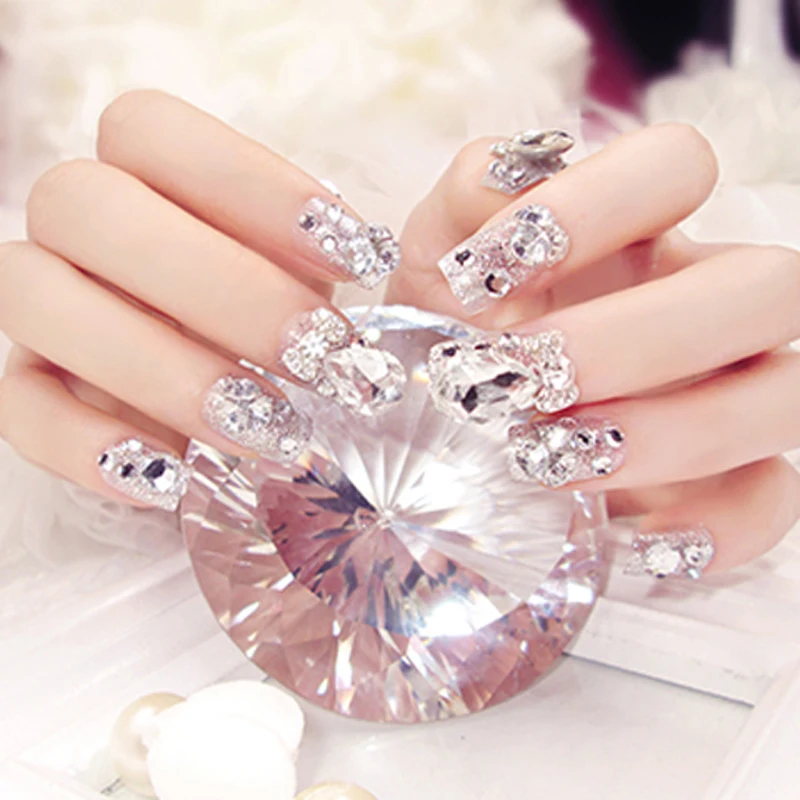 Пять звезд Nail Книги по искусству Стразы модные сверкающих кристаллов AB 5 мм 100 шт.