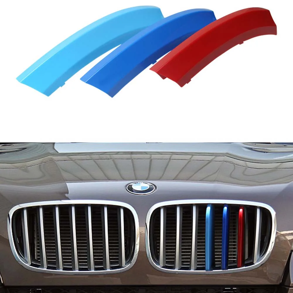 Car styling Front Grille Three-color Modified Reflective Sticker And Decal For BMW X1 X3 X4 X5 X6 M3 M5 | Автомобили и мотоциклы