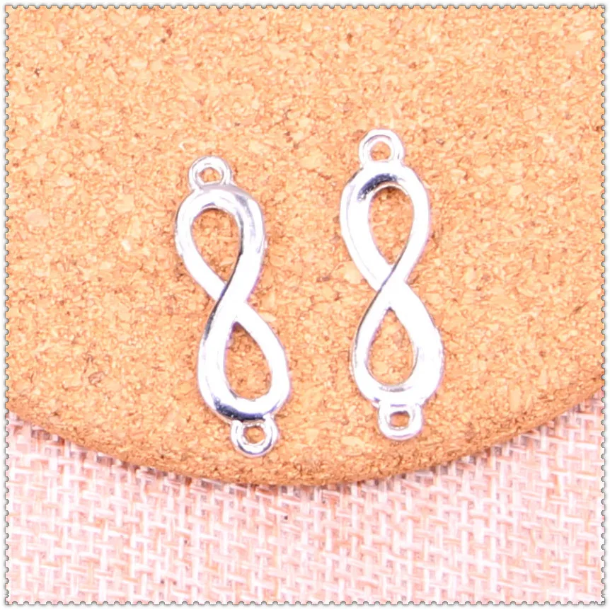 35 шт. подвески в виде знака бесконечности для изготовления ювелирных изделий |